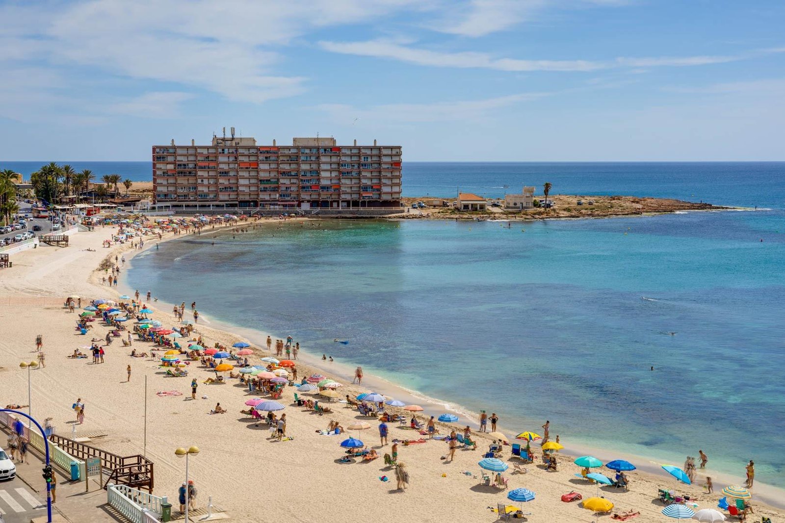 Playa del Cura beach in Torrevieja