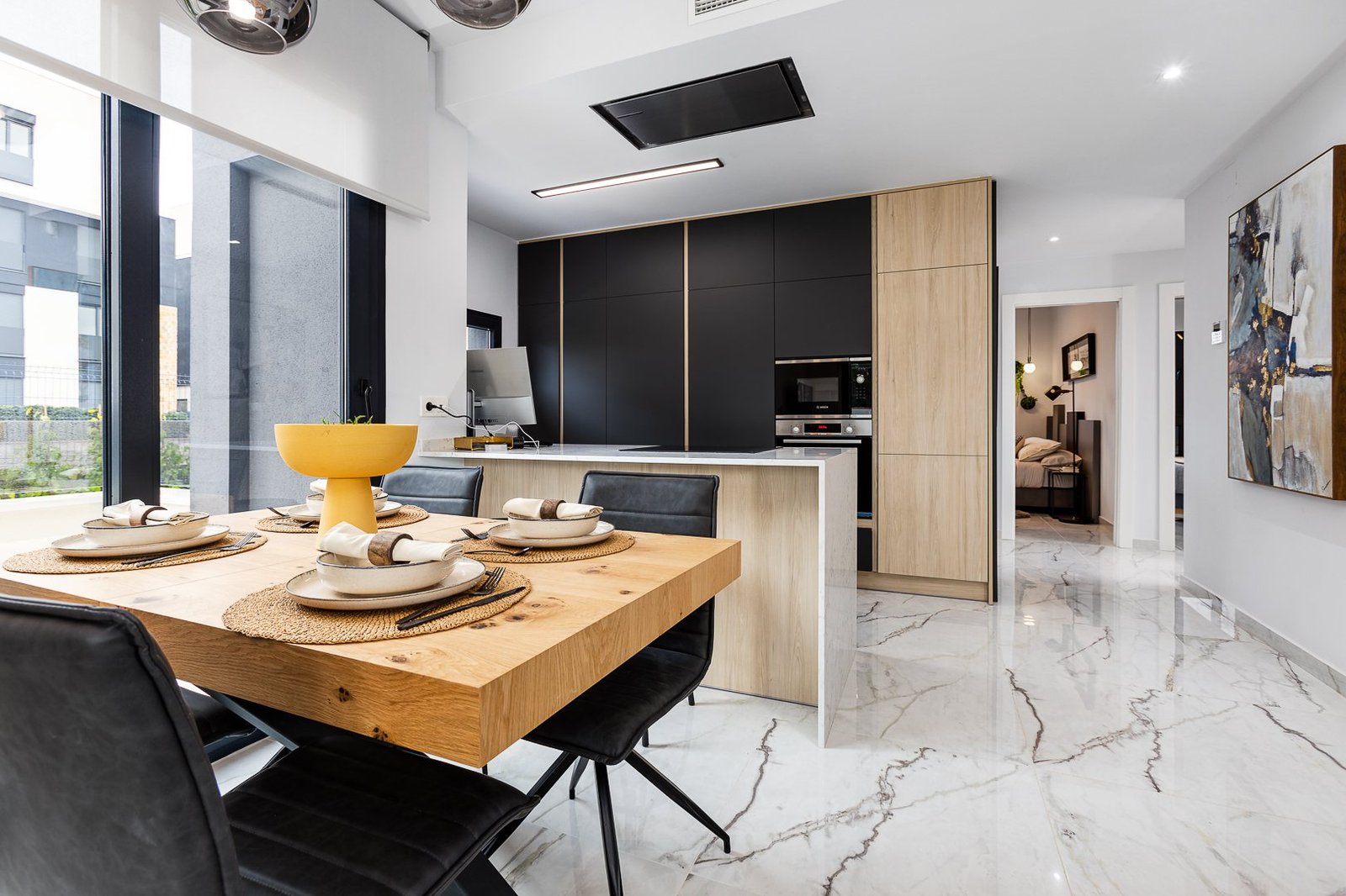 Kitchen, equipment and outdoor spaces