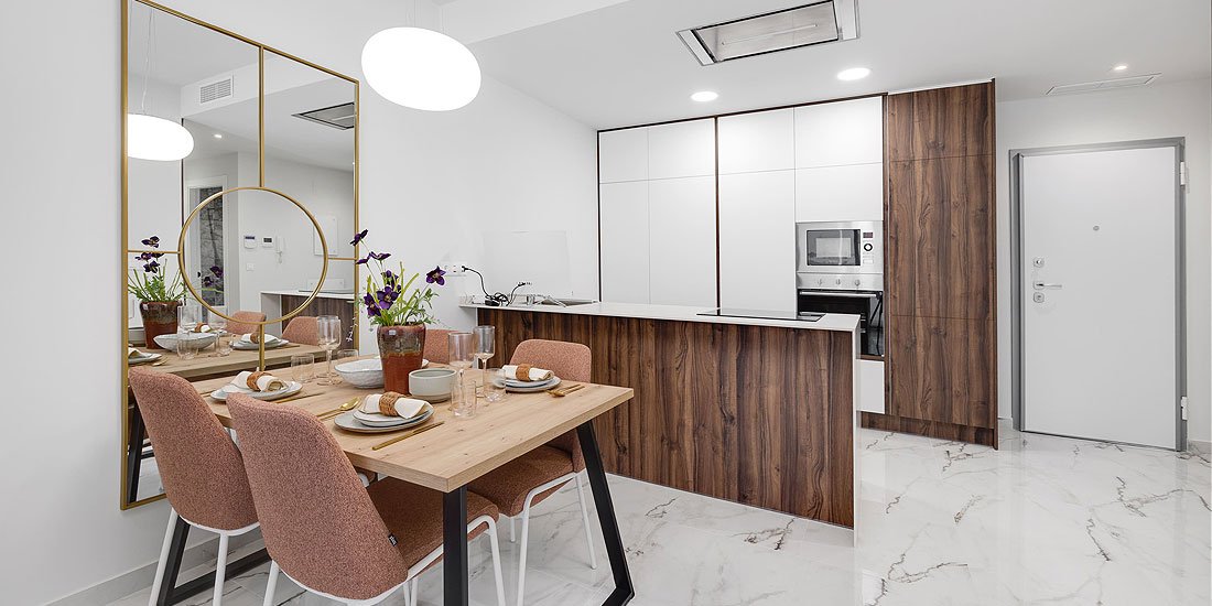 Cocina, banos y comodidad llave en mano