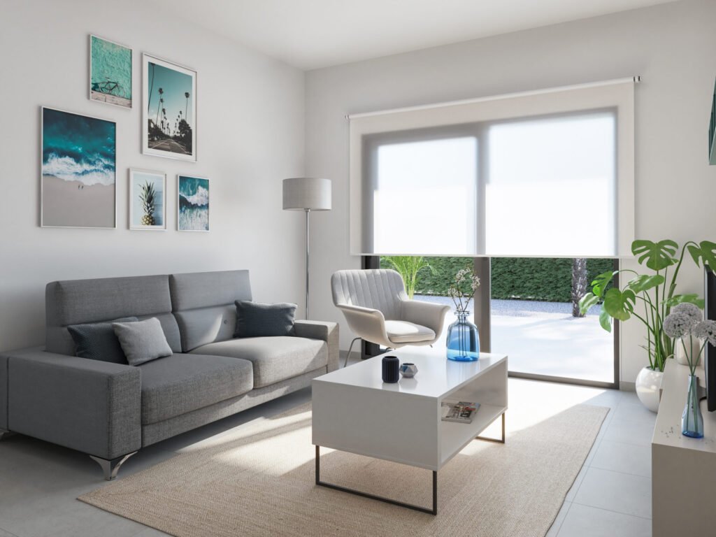Maison neuve prête à vivre avec jardin privé à Busot – près d'Alicante et des plages