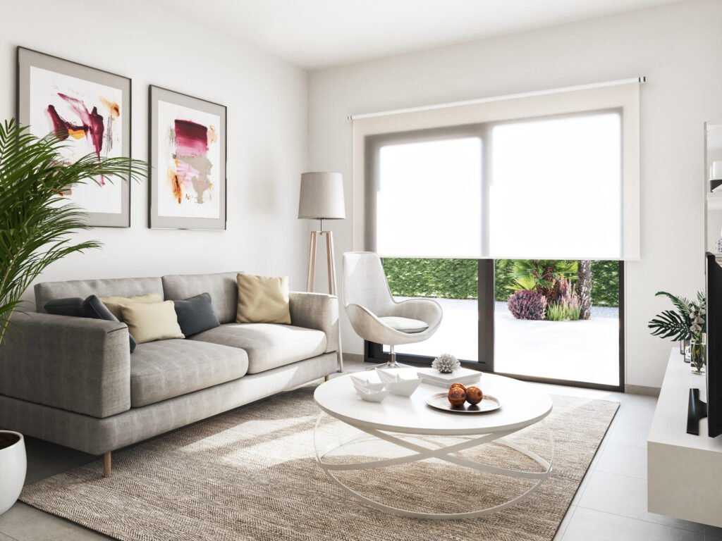 Maison neuve prête à vivre avec jardin privé à Busot – près d'Alicante et des plages