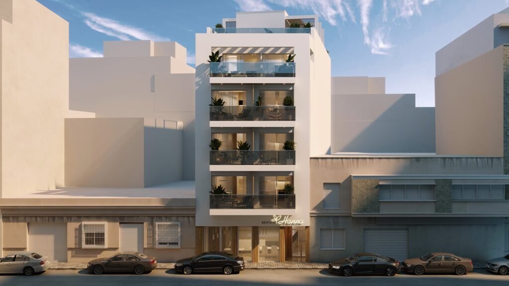 Nybygg i Torrevieja sentrum
