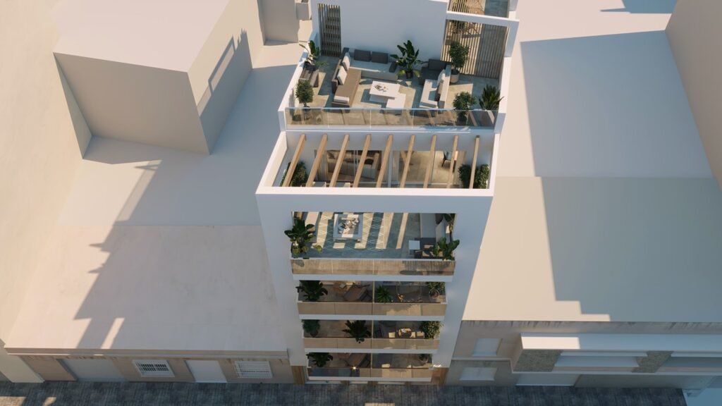 Nybygg i Torrevieja sentrum