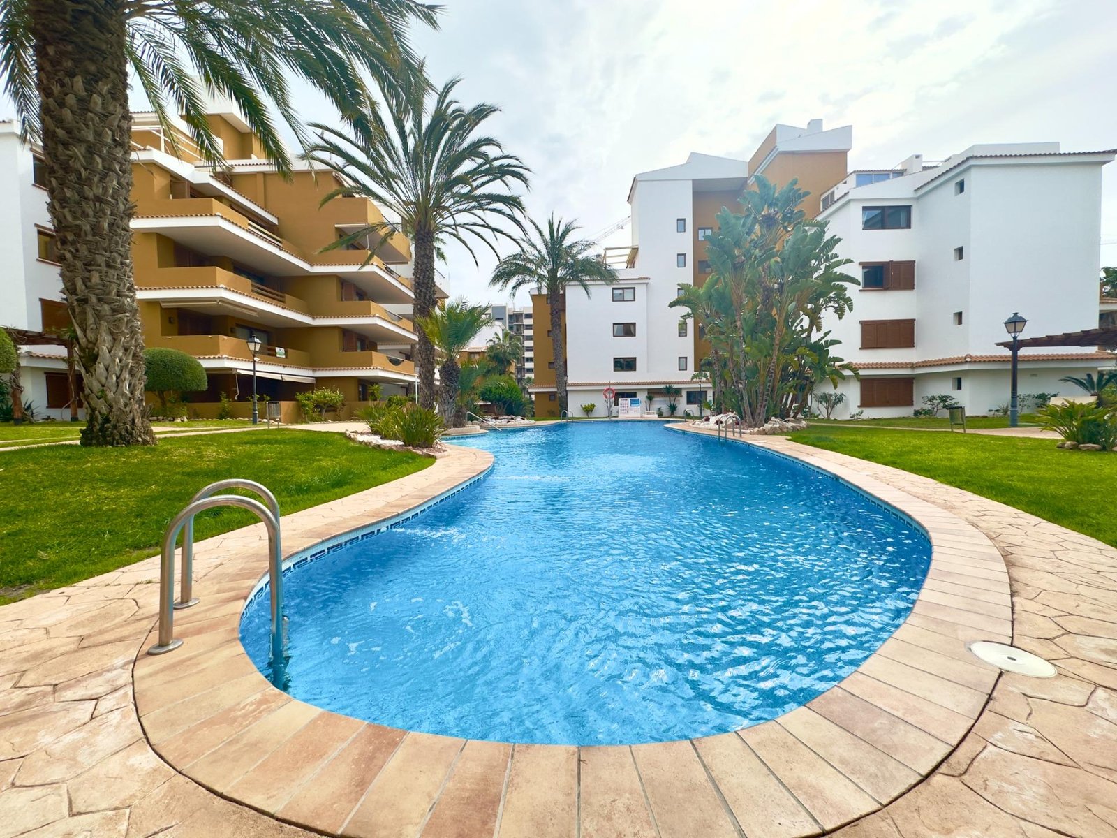 A spacious terrace at La Entrada, Punta Prima