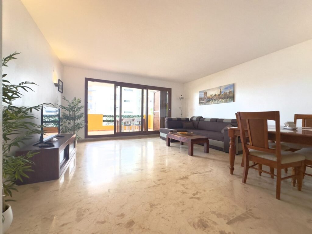 A spacious terrace at La Entrada, Punta Prima