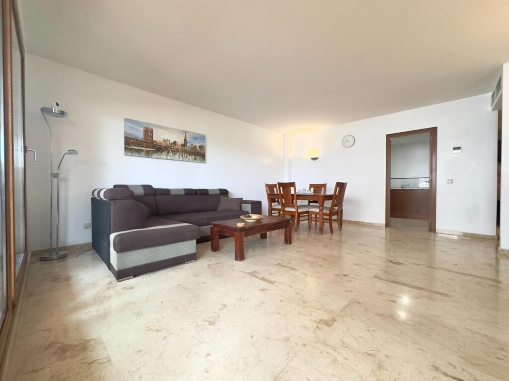 A spacious terrace at La Entrada, Punta Prima