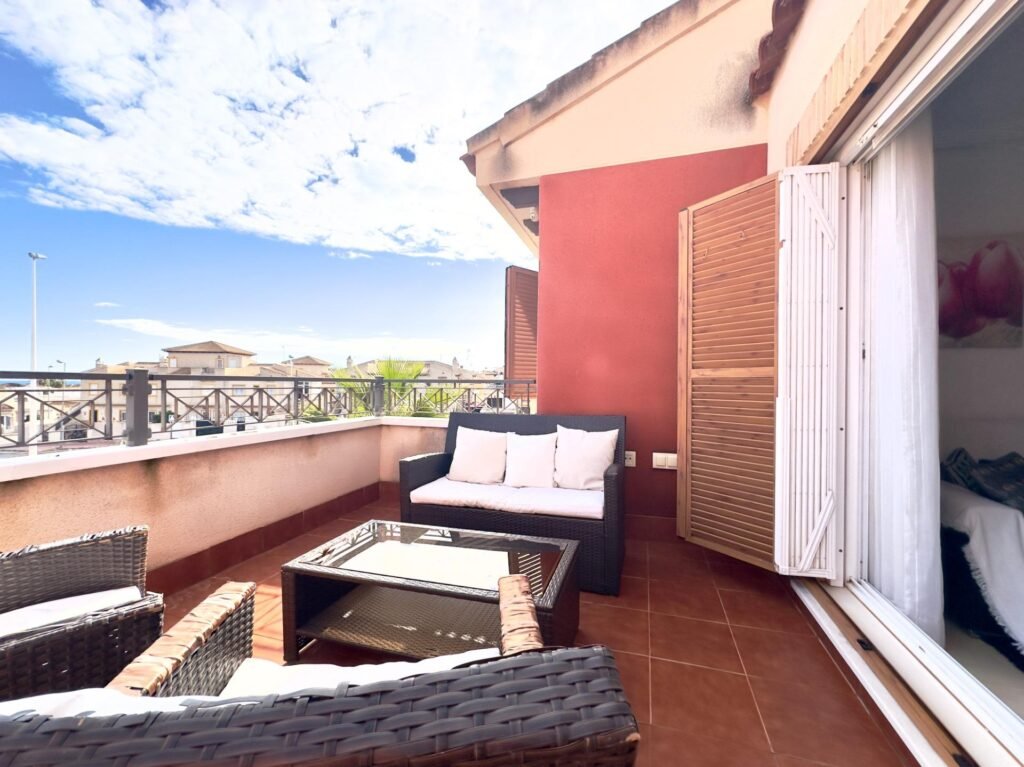 Terrasse privée sur le toit à Playa Flamenca