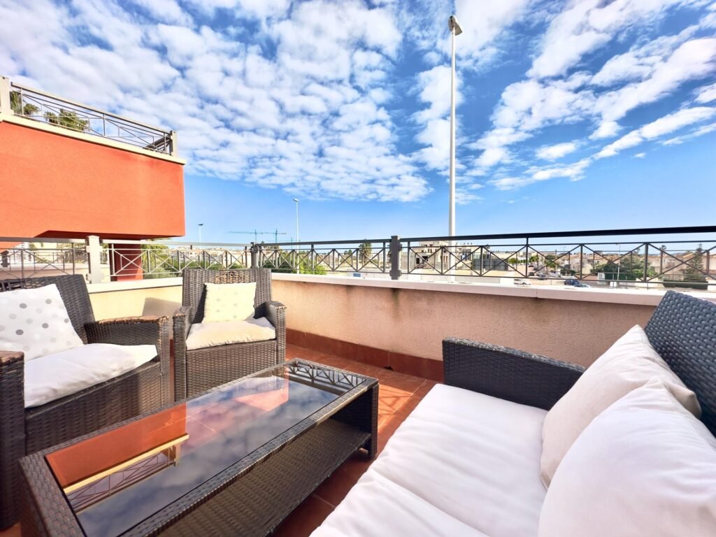 Terrasse privée sur le toit à Playa Flamenca