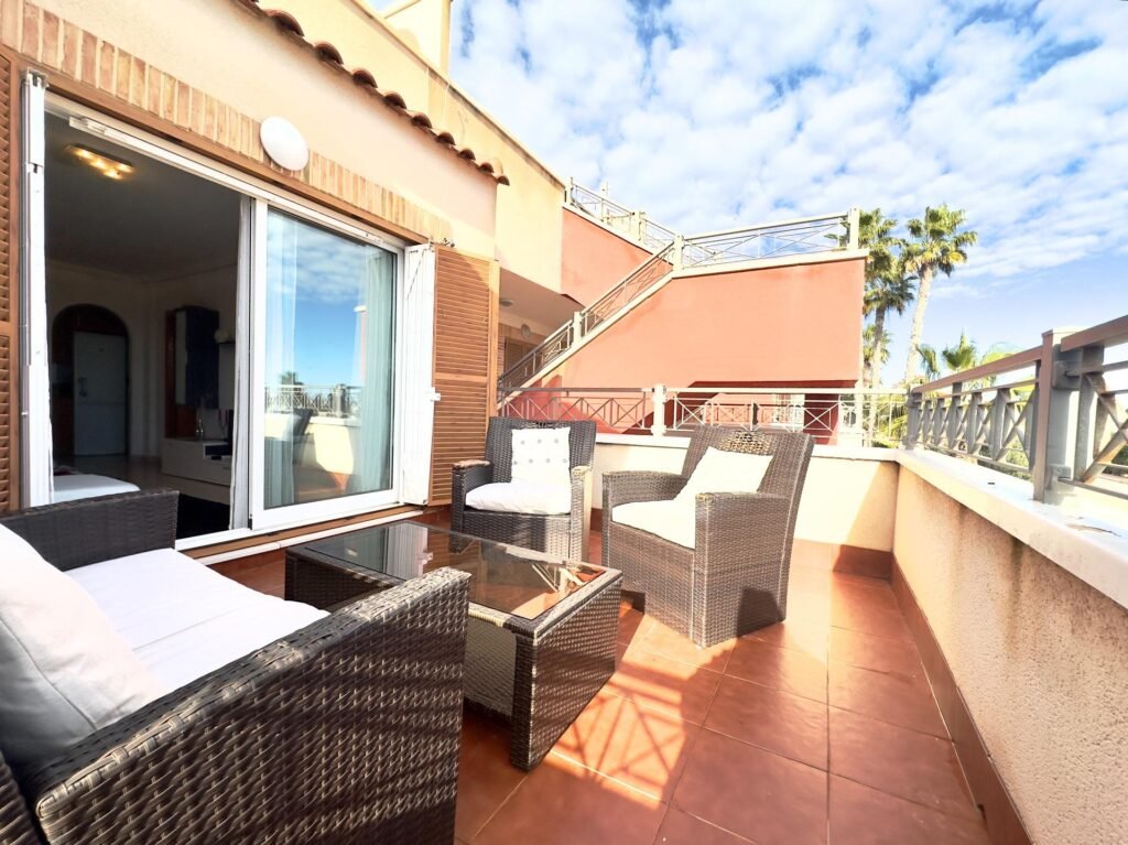 Terrasse privée sur le toit à Playa Flamenca