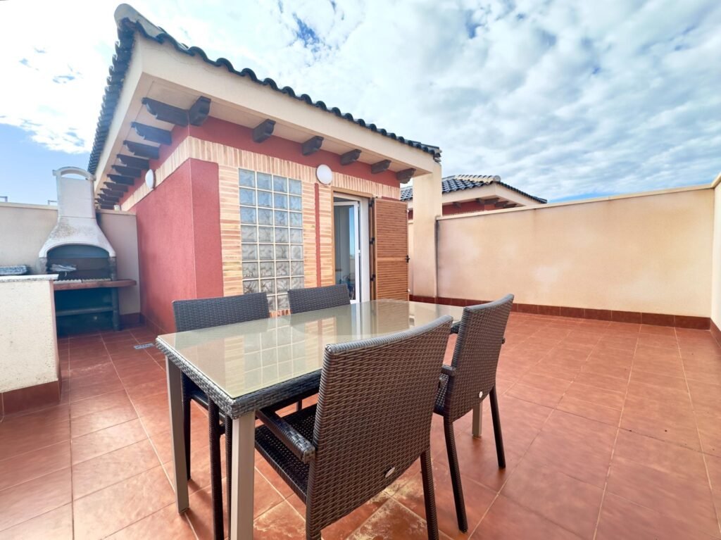 Terrasse privée sur le toit à Playa Flamenca