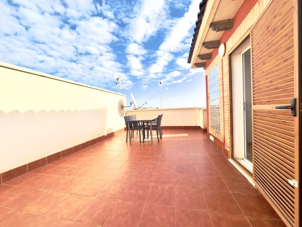 Terrasse privée sur le toit à Playa Flamenca