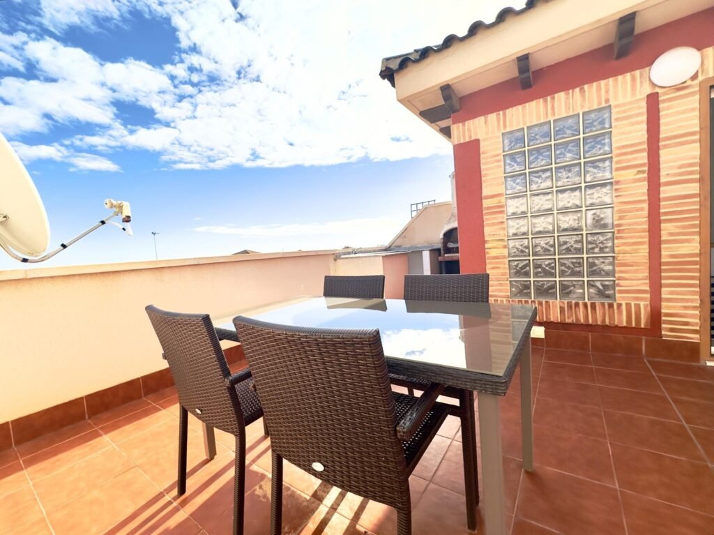 Terrasse privée sur le toit à Playa Flamenca