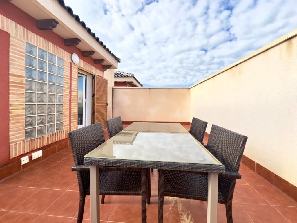 Terrasse privée sur le toit à Playa Flamenca