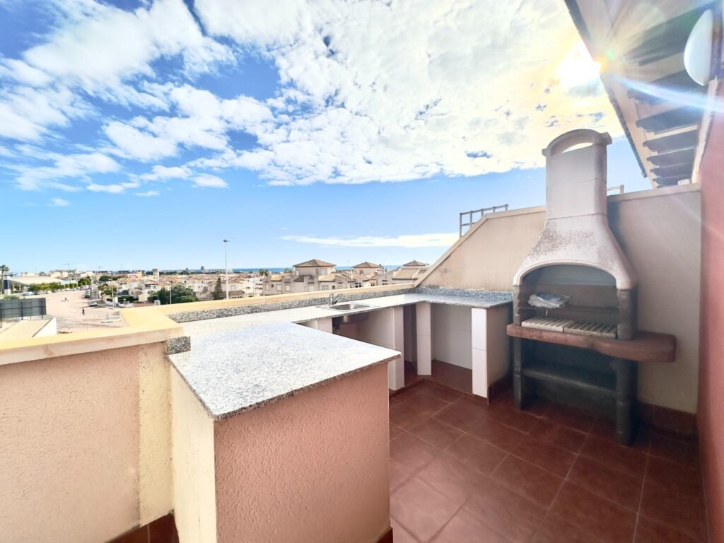 Terrasse privée sur le toit à Playa Flamenca