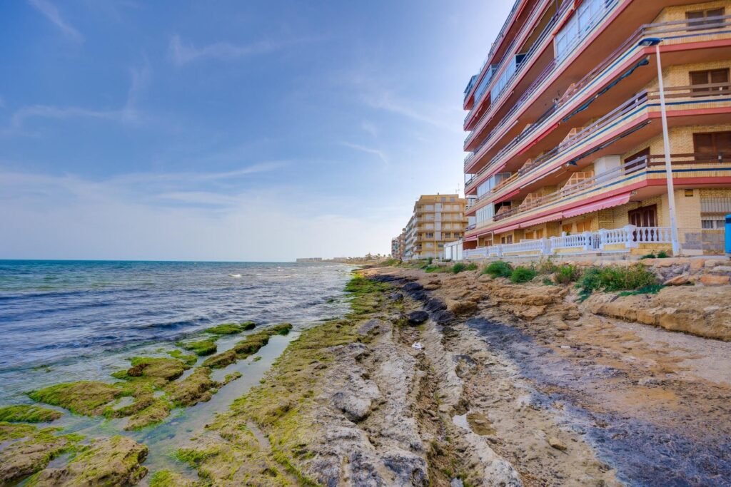 Kattohuoneisto ja tilava terassi Torreviejassa